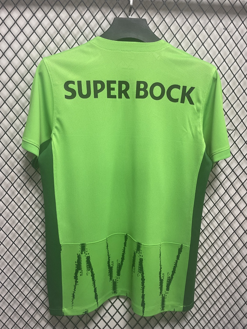 Sporting Lisbon Second Away Jersey Green S-4 XL - view 4