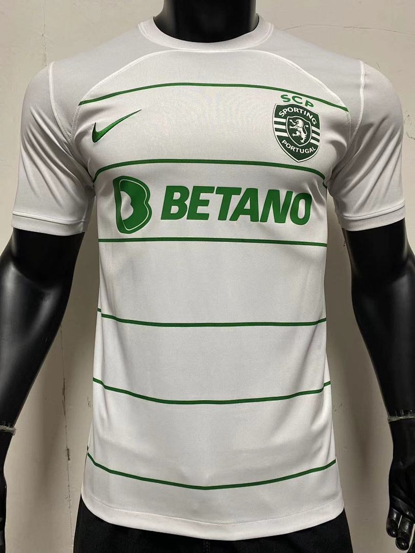 Sporting Lisbon Away Jersey White S-2 X - view 5