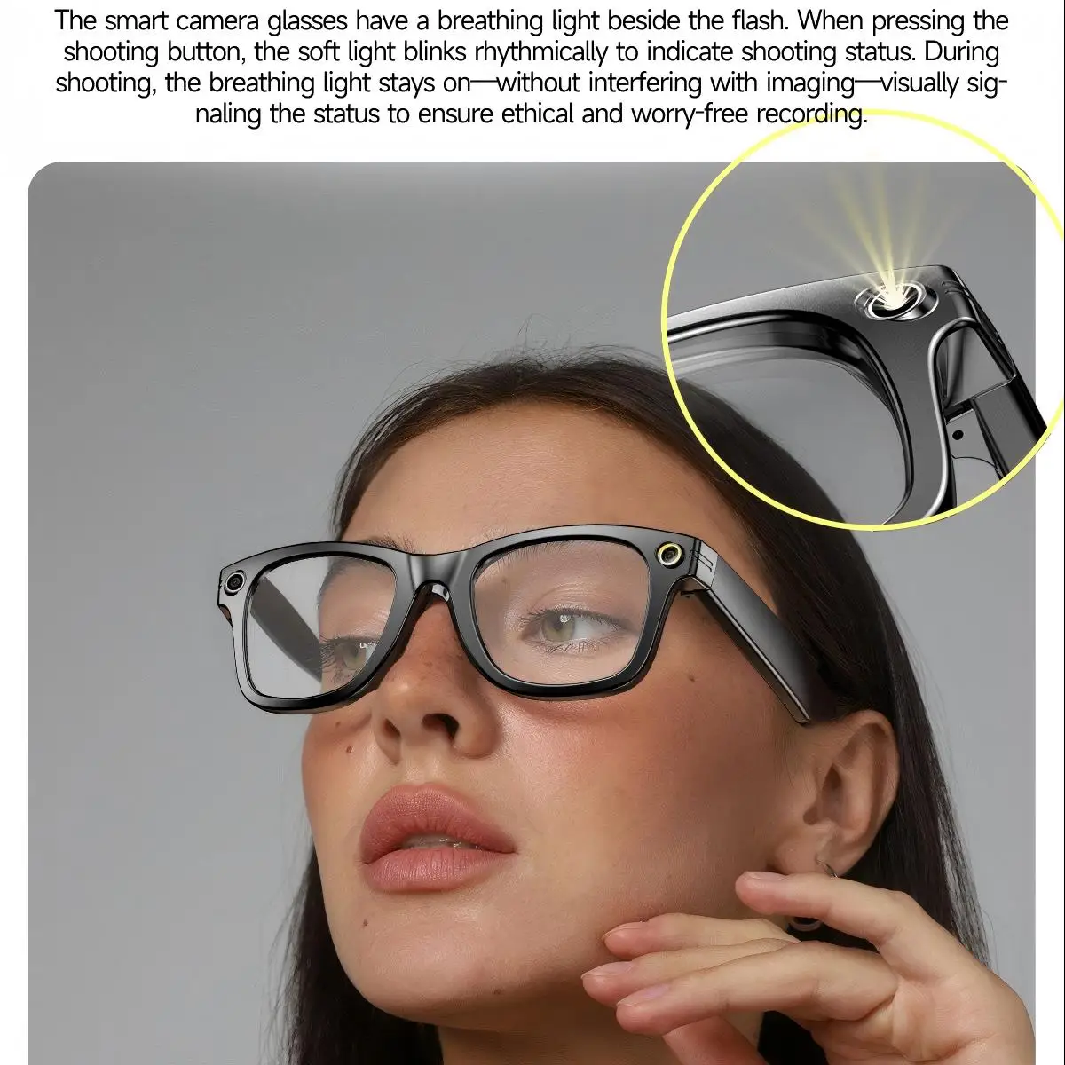 8MP camera smart glasses with 1080P HD video recording, 4K resolution, metal semi-rimless design, photochromic lenses vs Competitors: Which One Should You Choose?