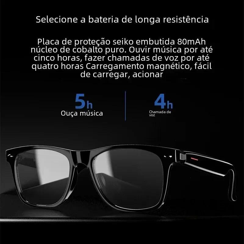 2024 Camera Smart Music Sunglasses Earphones Wireless Bluetooth Headset HIFI Sound Headphone Driving Glasses Hands-free Call Rechargeable Usb Water Proof Wearable - Image 3