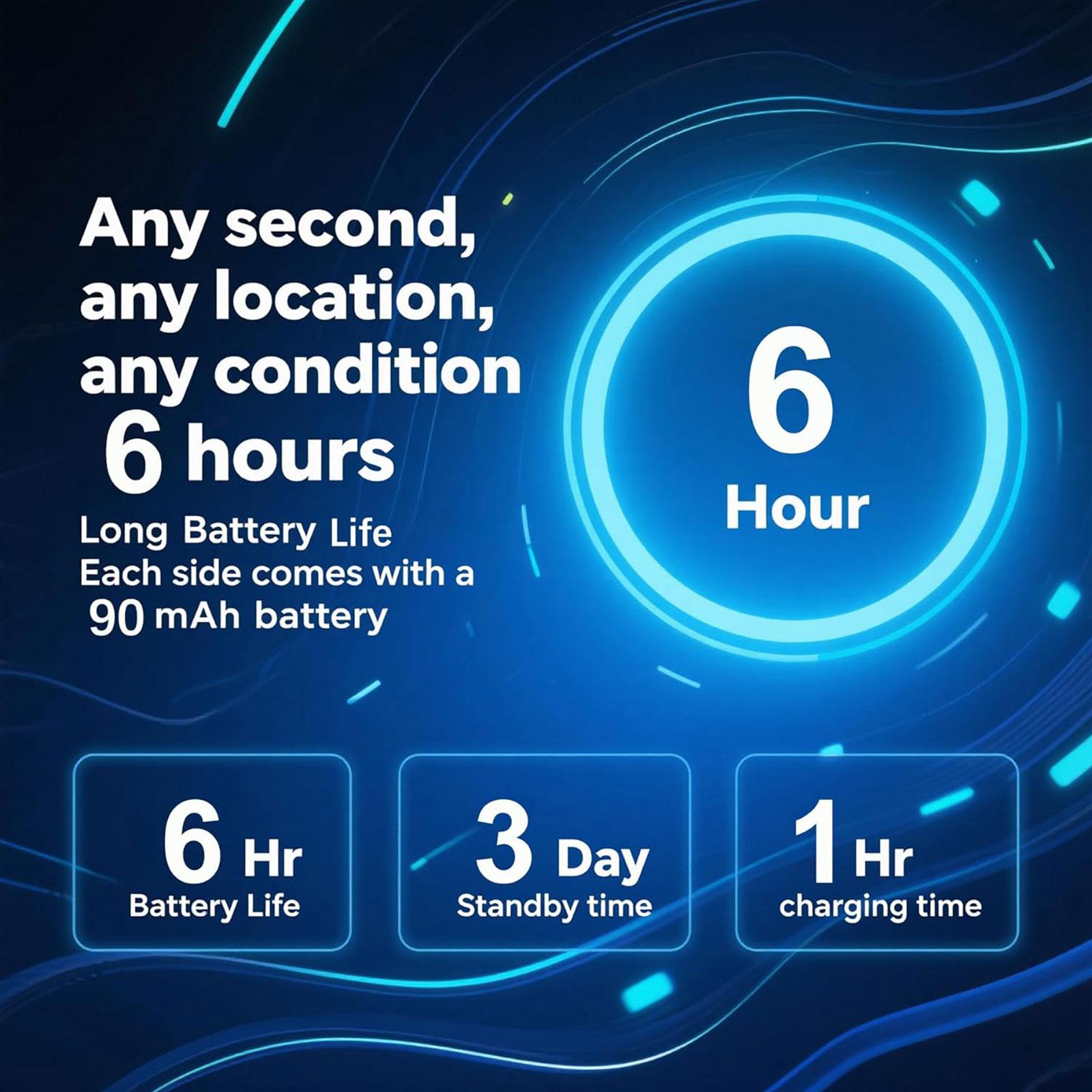 AI smart translation glasses, supporting real-time app translation in 164 languages, photochromic lenses, and flat gray lenses. Wearable Black - Image 4