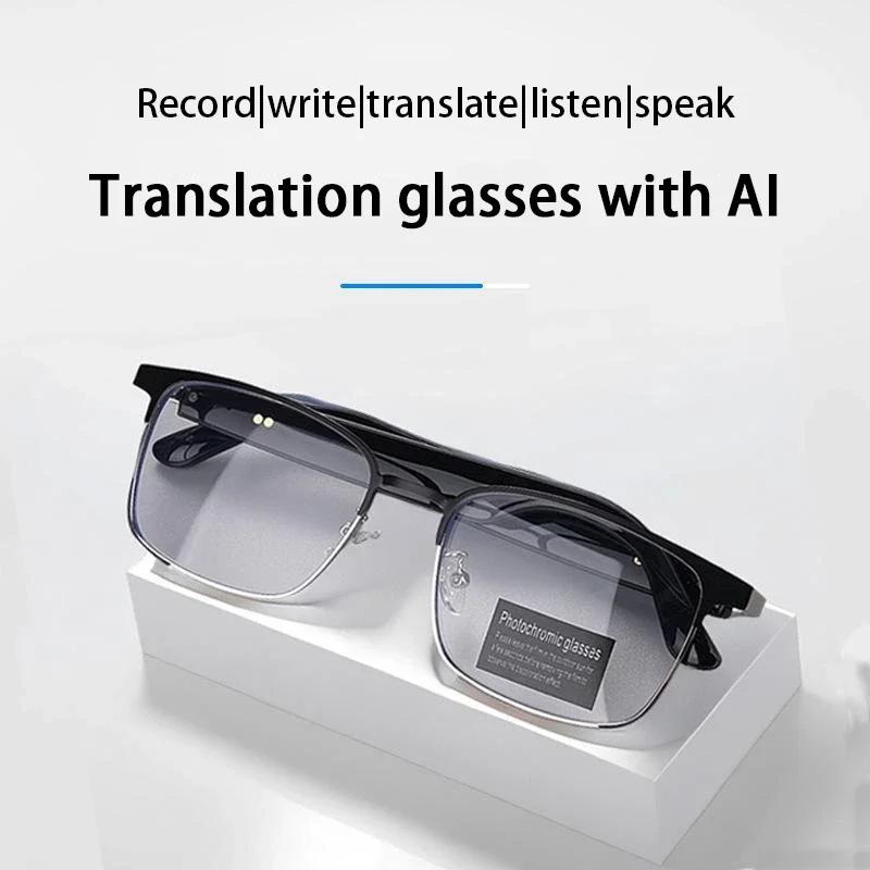 High-Tech AI Smart Glasses Translation 144Languages Real-time Wireless Bluetooth Headset For Simultaneous Interpretation