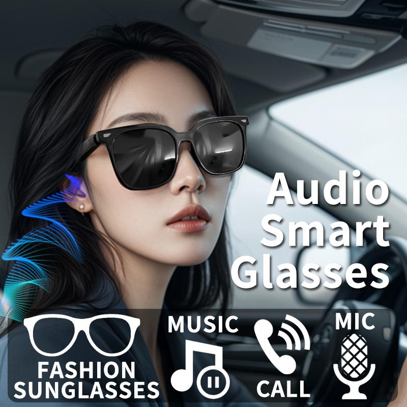 New smart bluetooth audio glasses to listen to music HD call anti-ultraviolet polarized lenses wear comfortable sunglasses - Image 2
