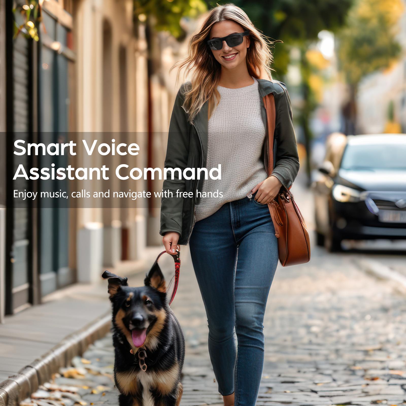 M8 Pro Smart Glasses Bluetooth Sunglasses for Call Music Air Fishing Goggles Camping Hiking Road Driving Eyewear Sport bicycle