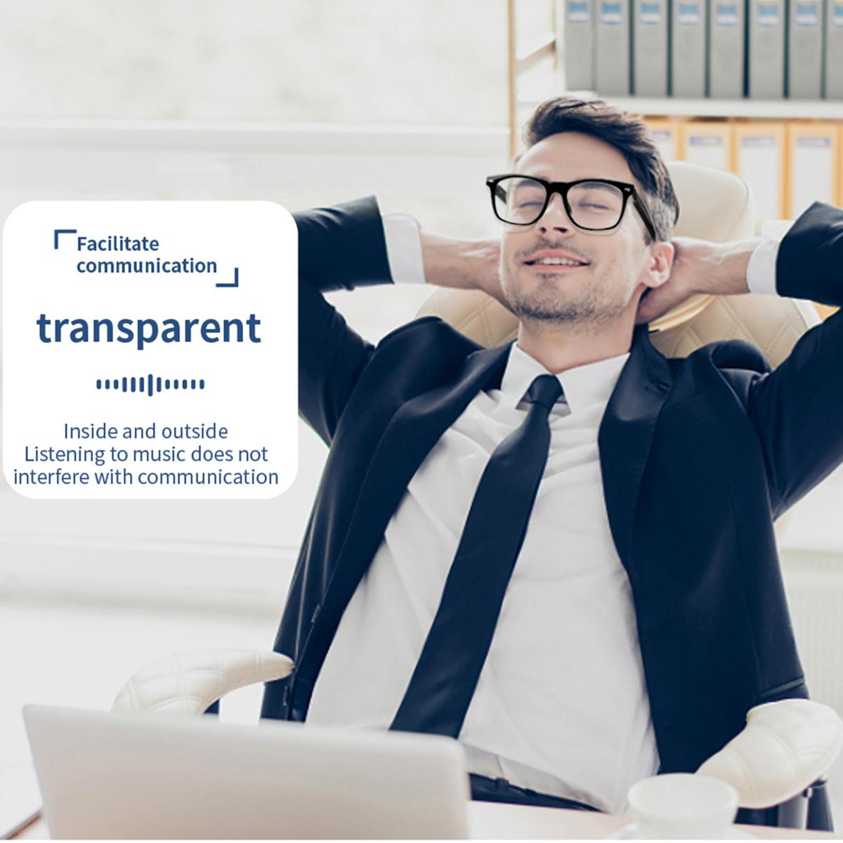 Man's Smart Glasses Prescription Lenses Bluetooth Talk Remote Control Camera Music Playback Noise Canceling Translate Eyeglasse Wearable