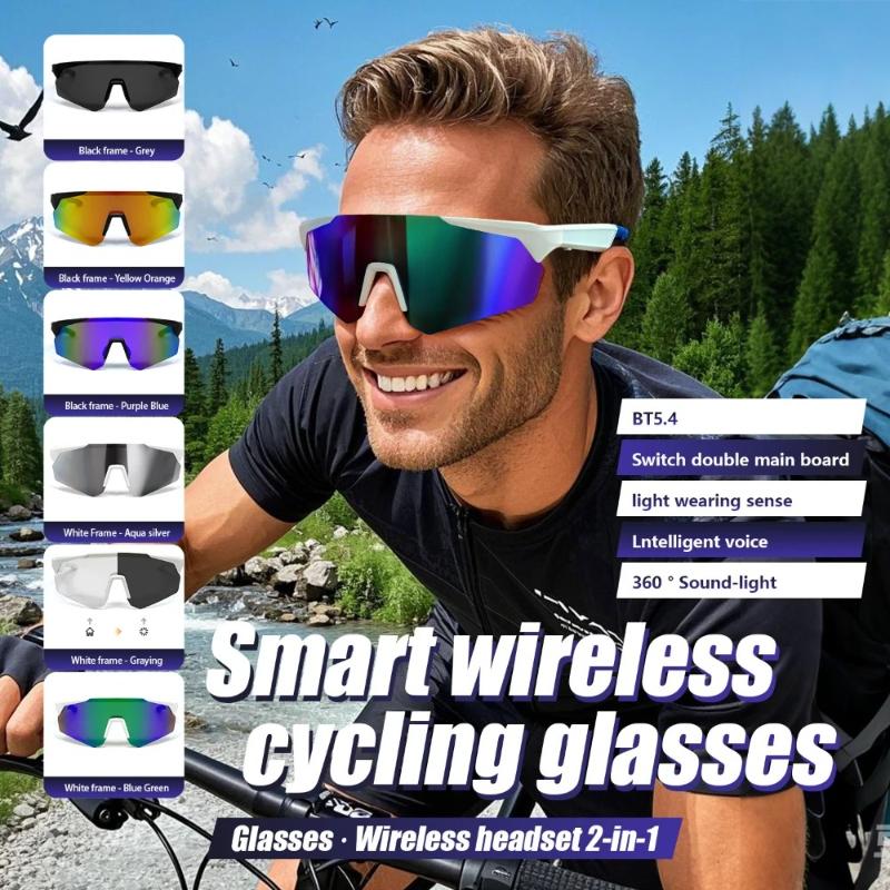QY-Pro2Smart Bluetooth Glasses Intelligent Translation Voice Notes Remote Control Photography Music Eyewear Waterproof Eyeglass Automatic Camera - Image 2