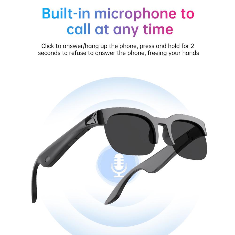 XG89 AI 6.0 Smart Bluetooth Glasses Colour Changing Anti-UV and Anti-Blue Light Waterproof Calls Wireless Smart Sunglasses - Image 2