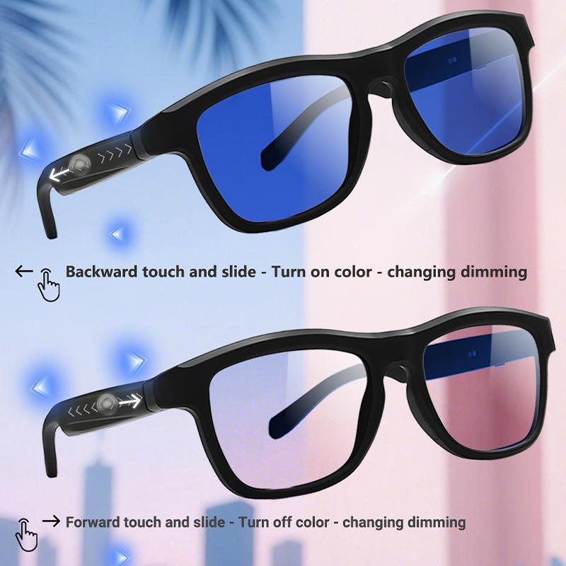 Touch Smart Change Color Sunglasses Women Men 2025 AI Intelligent Translation Eyewear Wireless Bluetooth Call Music Sun Glasses - Image 2
