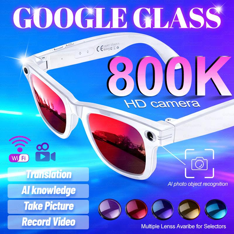 4GB Smart AI Glasses 800W pixel AI Shooting Camera HD Photo Video Voice Call Translation IP67 Waterproof Bluetooth Glasses 2025