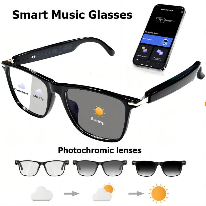 The Future of Technology: Exploring New smart glasses with auto-dimming lenses, built-in microphone and speaker, HD voice calls and HIFI sound quality.'s Innovations