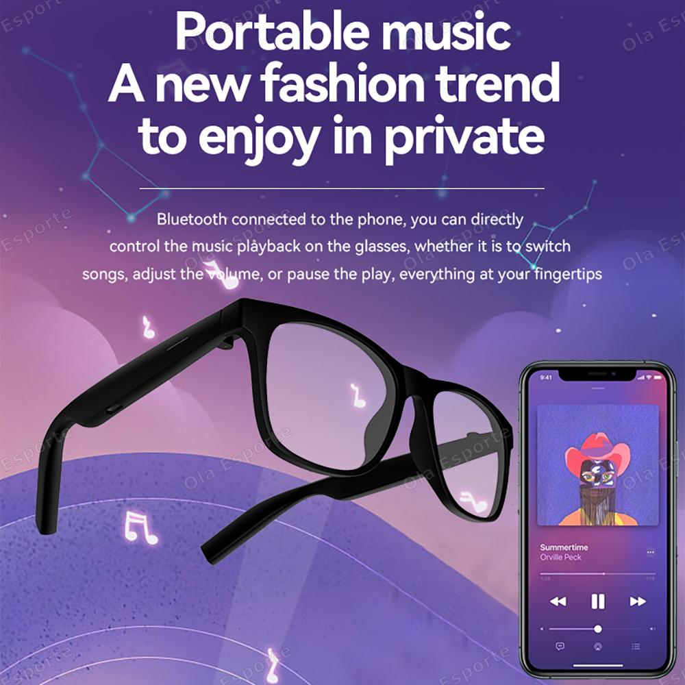 Smart Glasses, Olahraga, Bluetooth Calling, Multifunctional Sunglasses, Blue Light Protection, Wireless Earpieces, For Men and Women