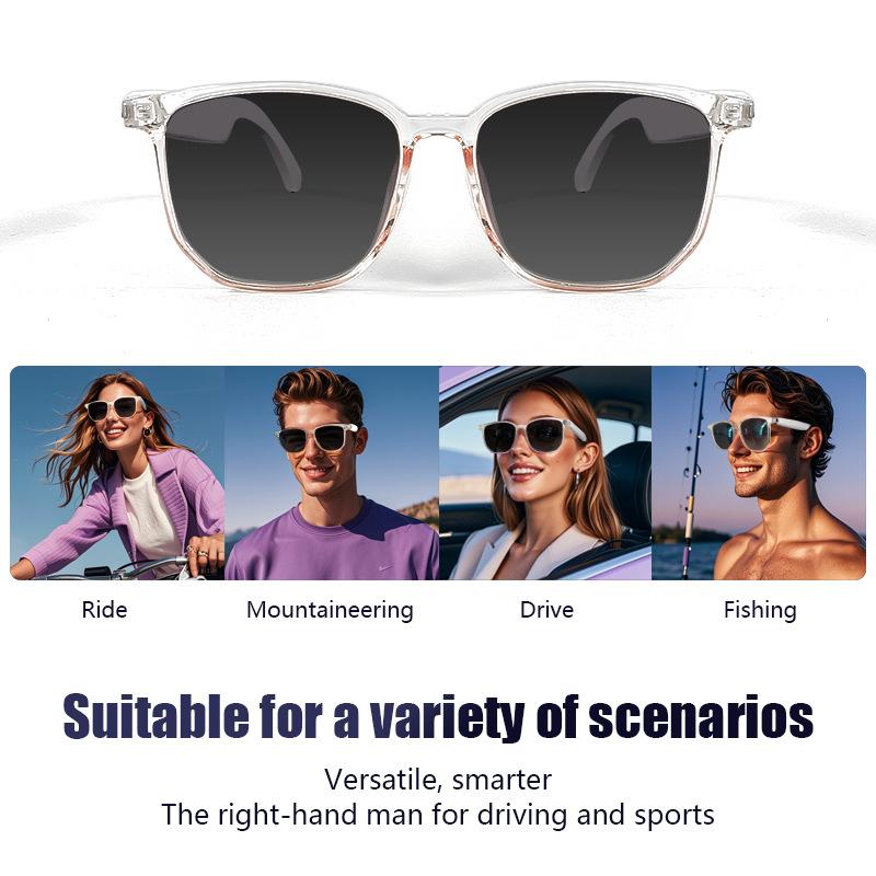 Why Smart glasses with Bluetooth connectivity, sunglasses, headphones, UV400 polarized blue light blocking lenses—perfect for driving, hands-free calling, music, and photography. is Changing the Game in 2024