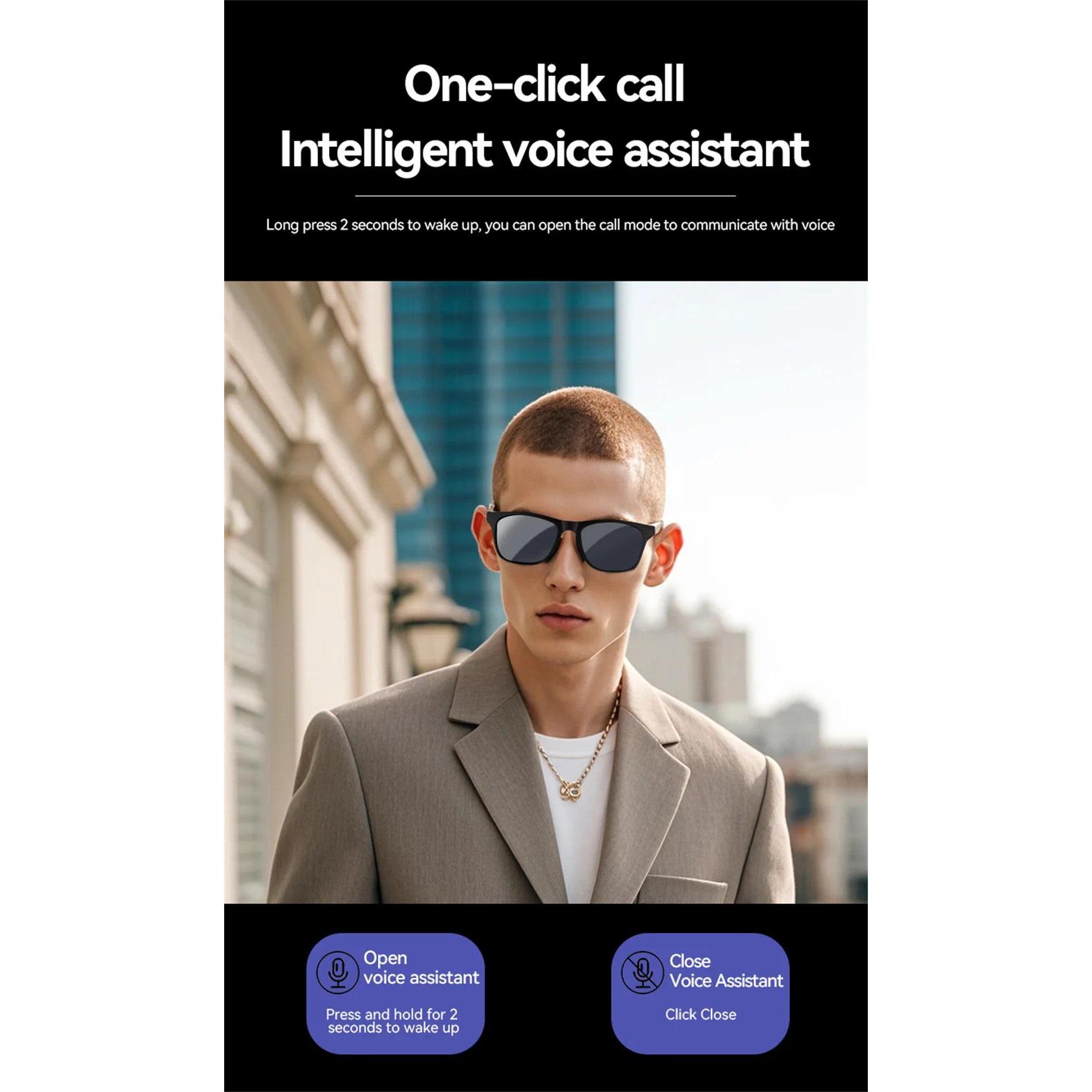 The Future of Technology: Exploring 2026 New Smart Glasses Wireless Bluetooth Hands-Free Calling Music Play Headphones With Microphone Motion Stereo Speaker Glasses's Innovations