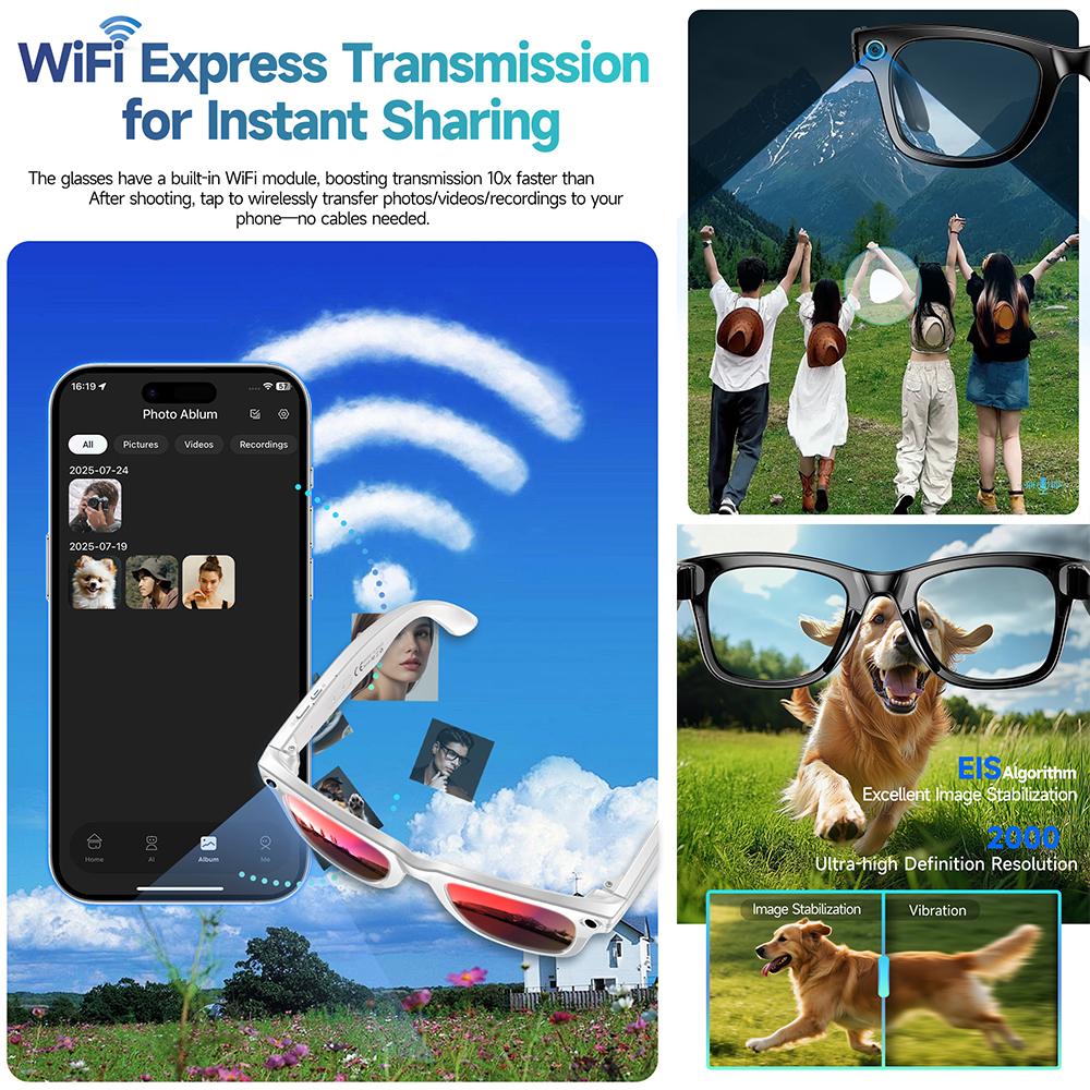 2026 New AI Camera Smart Glasses 800W Men Color-Changing Translation Glasses Waterproof Photo Video Recording Smart Sunglasses vs Competitors: Which One Should You Choose?