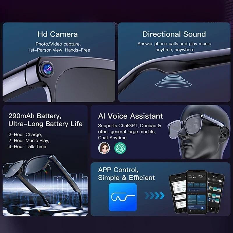 Expert Review: Is 2026 New 8MP Camera Video Recording Sunglasses AI Smart Glasses 100+ Languages Translation Bluetooth Call Music Play Men Women Worth the Investment?