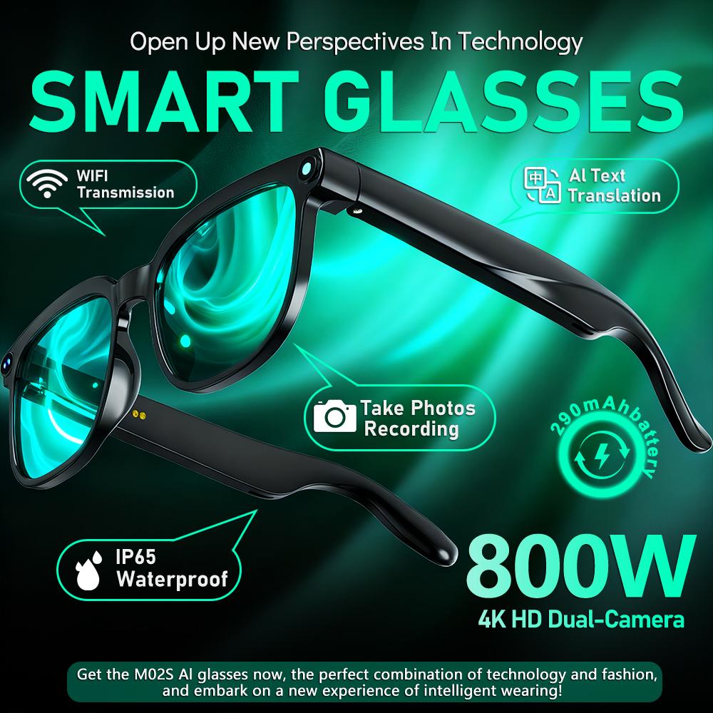 Why AI Smart Glasses, Prescription Eyewear, 4K HD Display, 800MP Camera, Voice Assistant Control with Bluetooth Calling GPT, AI Translation, Sunglasses, For Men and Women, Introduced in 2026 is Changing the Game in 2024