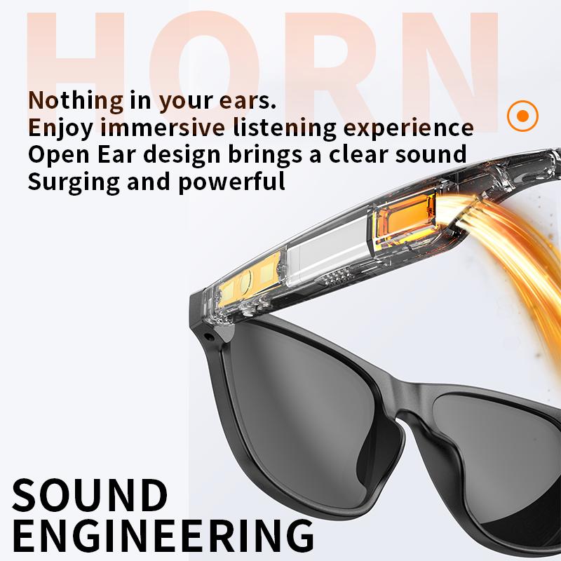 Discover the Revolutionary Features of Smart glasses – new arrival, supports voice calls, music playback, touch controls, modern design. Perfect for wearing with sunglasses, equipped with lenses to protect the eyes.