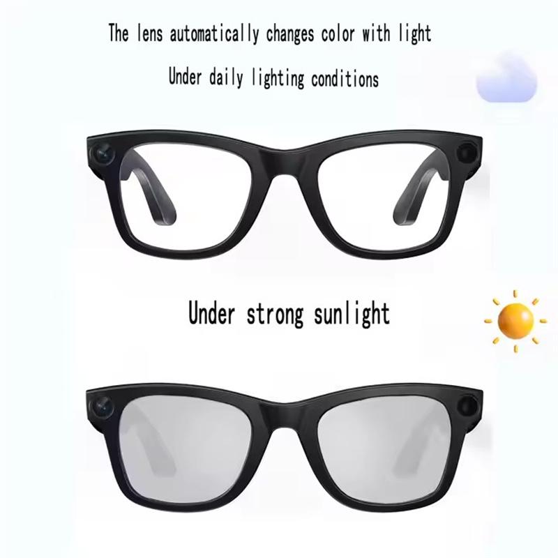 E03L Smart AI Glasses 800Wpixel Shooting Camera E03 HD Photo Video Voice Call Translation Glasses Music Earphones Wearable