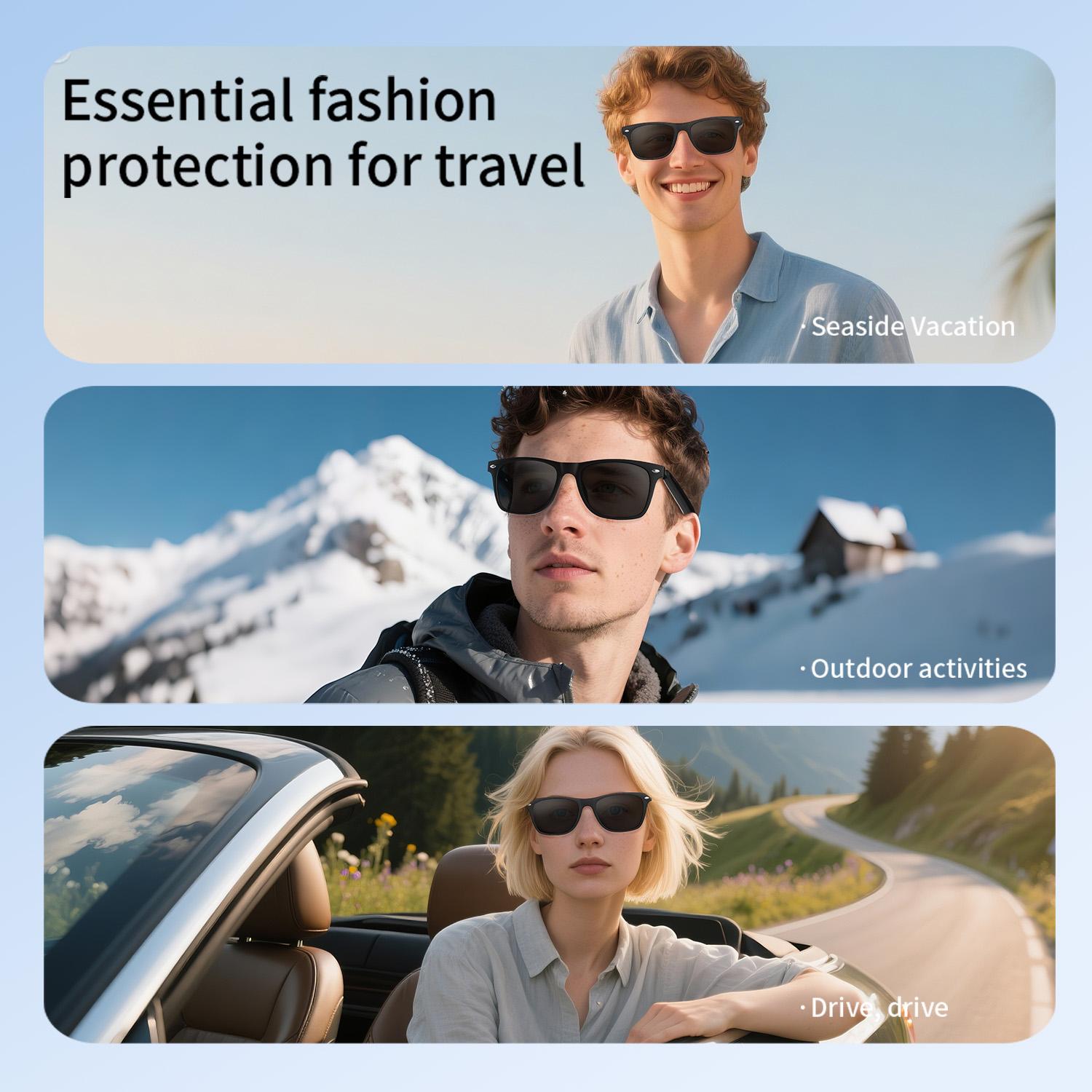 How 2025 Smart Glasses  AI Translation Camera Control Bluetooth Call Headphones Fashionable Sunglasses Intelligent Men Women Gifts Can Transform Your Daily Routine