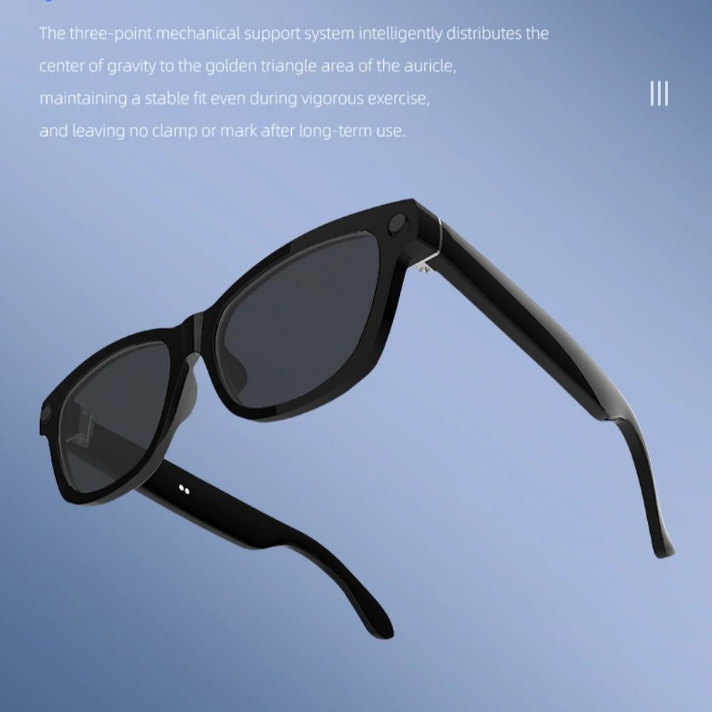 Discover the Revolutionary Features of V03 Smart Glasses Camera Control Bluetooth Call Music Control Open Listening Design Polarized Lenses Smart Sunglasses