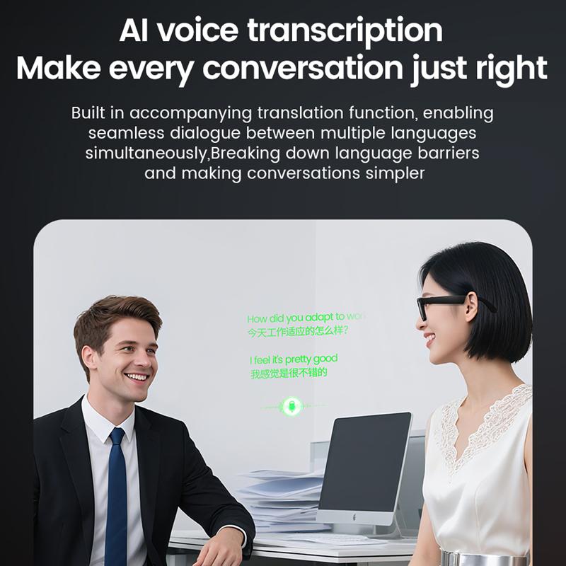 5 Surprising Benefits of Using Xiaomi Smart AI Translation Glasses 4K HD GPT Bluetooth Voice Assistant Music Player Photochromic Glasses Support Multi Language