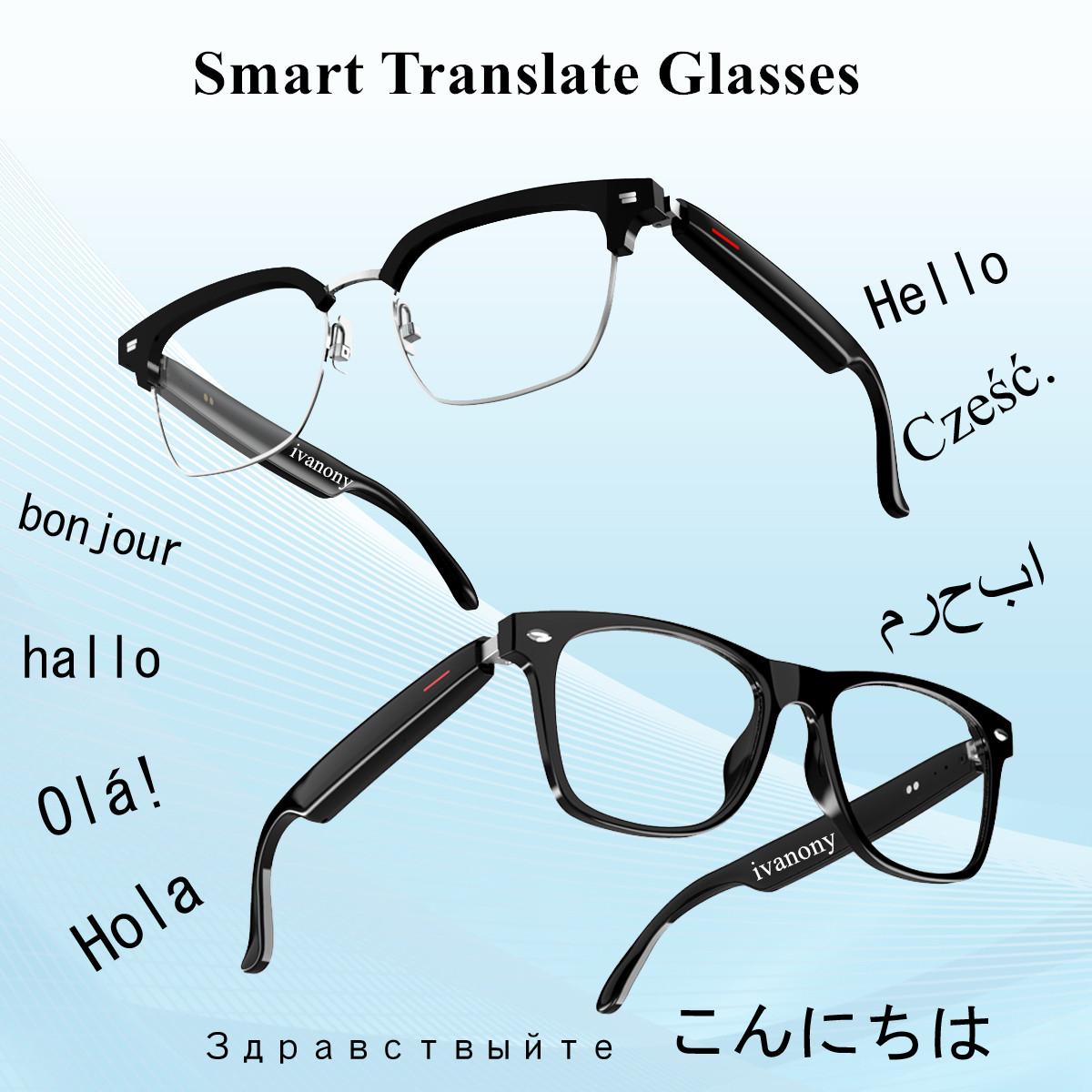 The Future of Technology: Exploring Smart Glasses Translate Language Bluetooth Call AI Voice Assistant Map Navigation Listen Songs Anti Blue Light Smart Eyeglasses's Innovations
