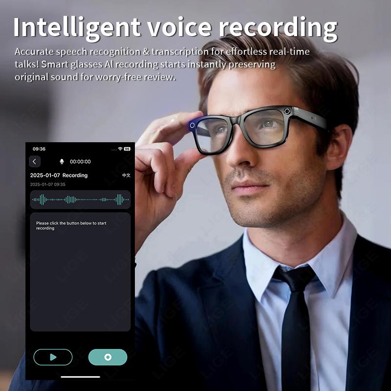 Why HD Record Video Smart Glasses video Recording Ai Photo Recognition Answer Translation Waterproof Bluetooth Glasses is Changing the Game in 2024
