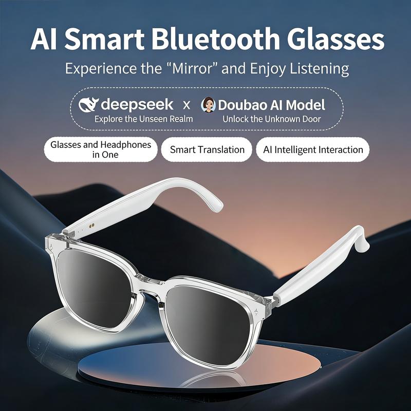 Artificial glasses, AI intelligent translation, GPT chat, touch sunglasses, wireless Bluetooth, simultaneous interpretation headphones