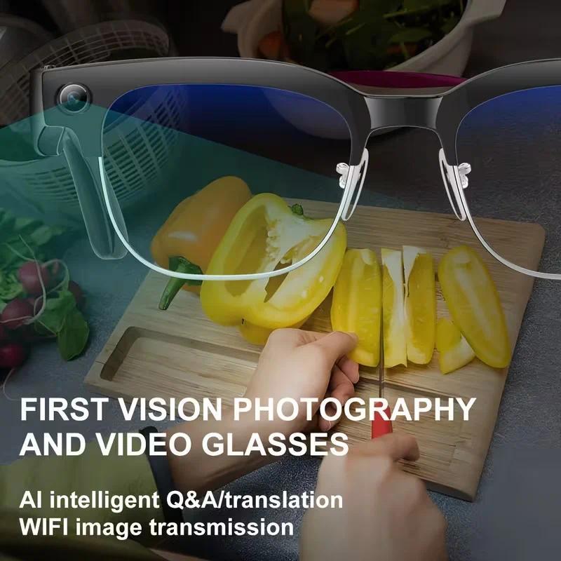 AI Smart Glasses, New in 2026, Intelligent Voice Assistant, Real-Time Translation, Touch Control, Bluetooth Music, Dual Microphones, Noise Cancellation