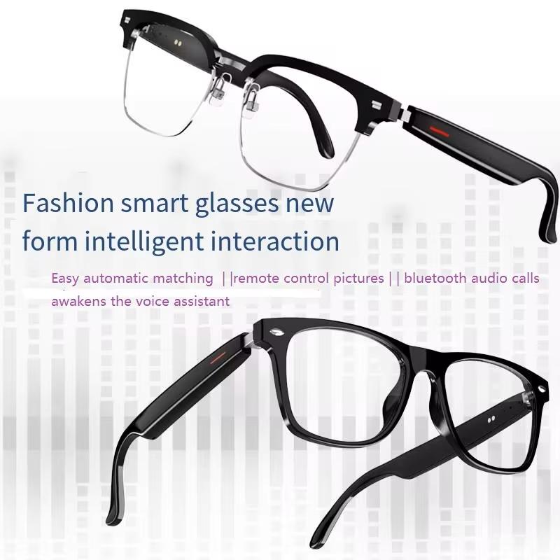 The Future of Technology: Exploring Black technology E13 Smart Glasses:Blue Light Filtering Polarized Sunglass Lenses Audio Built-in Mic & Speakers Touch Sunglasses's Innovations