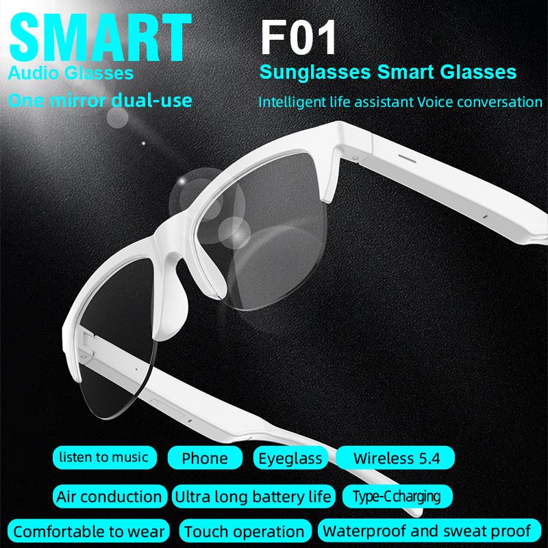 Smart Bluetooth Sunglasses, Advanced Technology V5.4 HIFI, Touch Protection, UV Protection, Suitable for Outdoor Sports, Calls, For Men and Women
