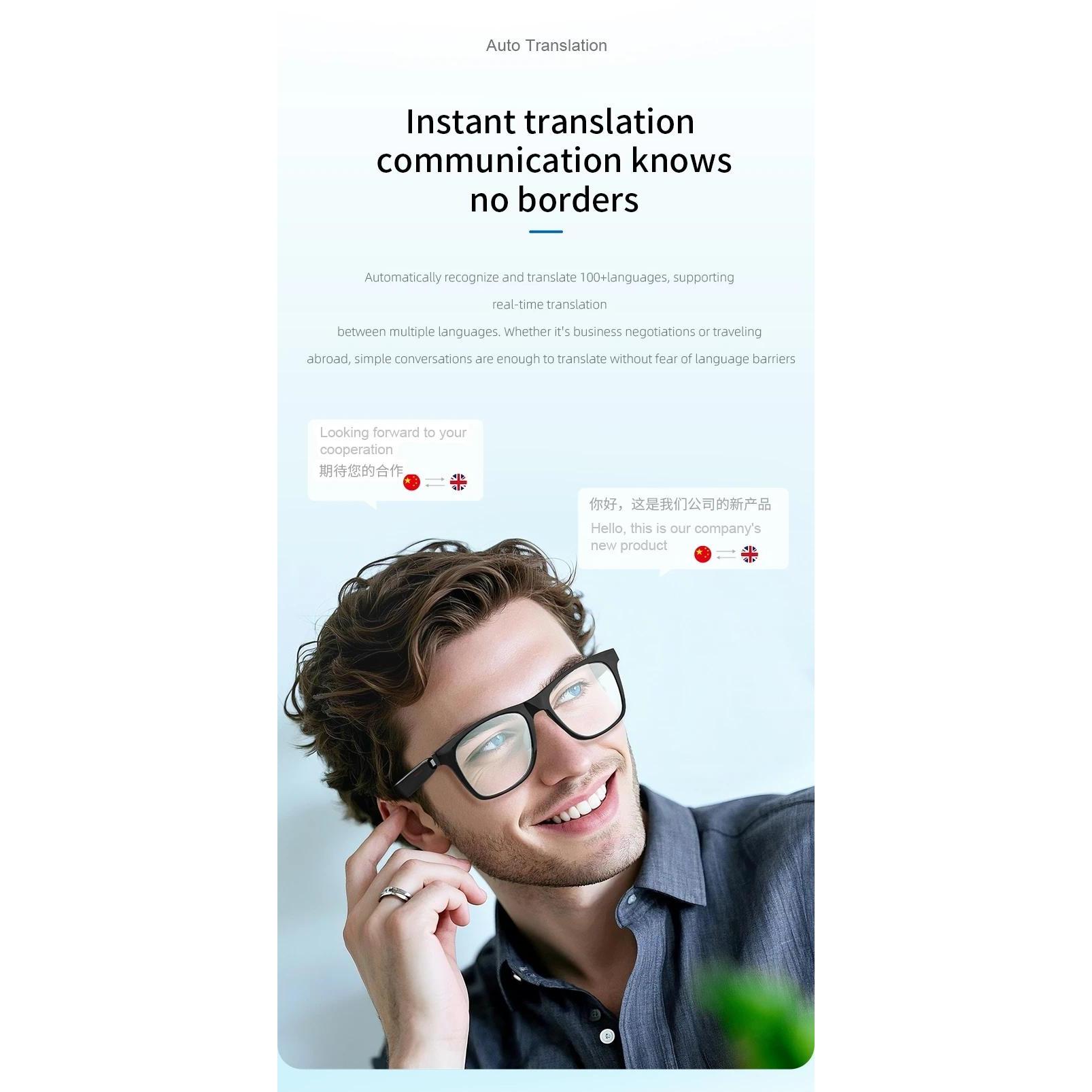 Real User Stories: How Smart Glasses  Remote Shoot Bluetooth Music Driving Headphones Call Sunglasses AI Voice Assistant Binaural Touch For Men Changed Their Lives