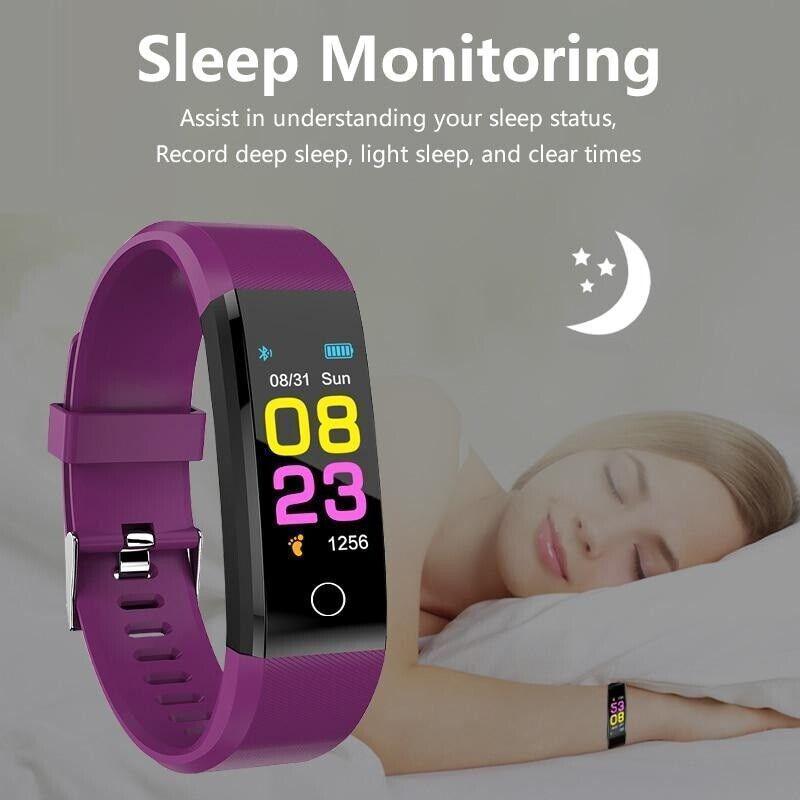 Digital Smart Band Sport Smart Watch Men Woman Blood Pressure Heart Rate Waterproof Monitor Fitness Bracelet For Android IOS