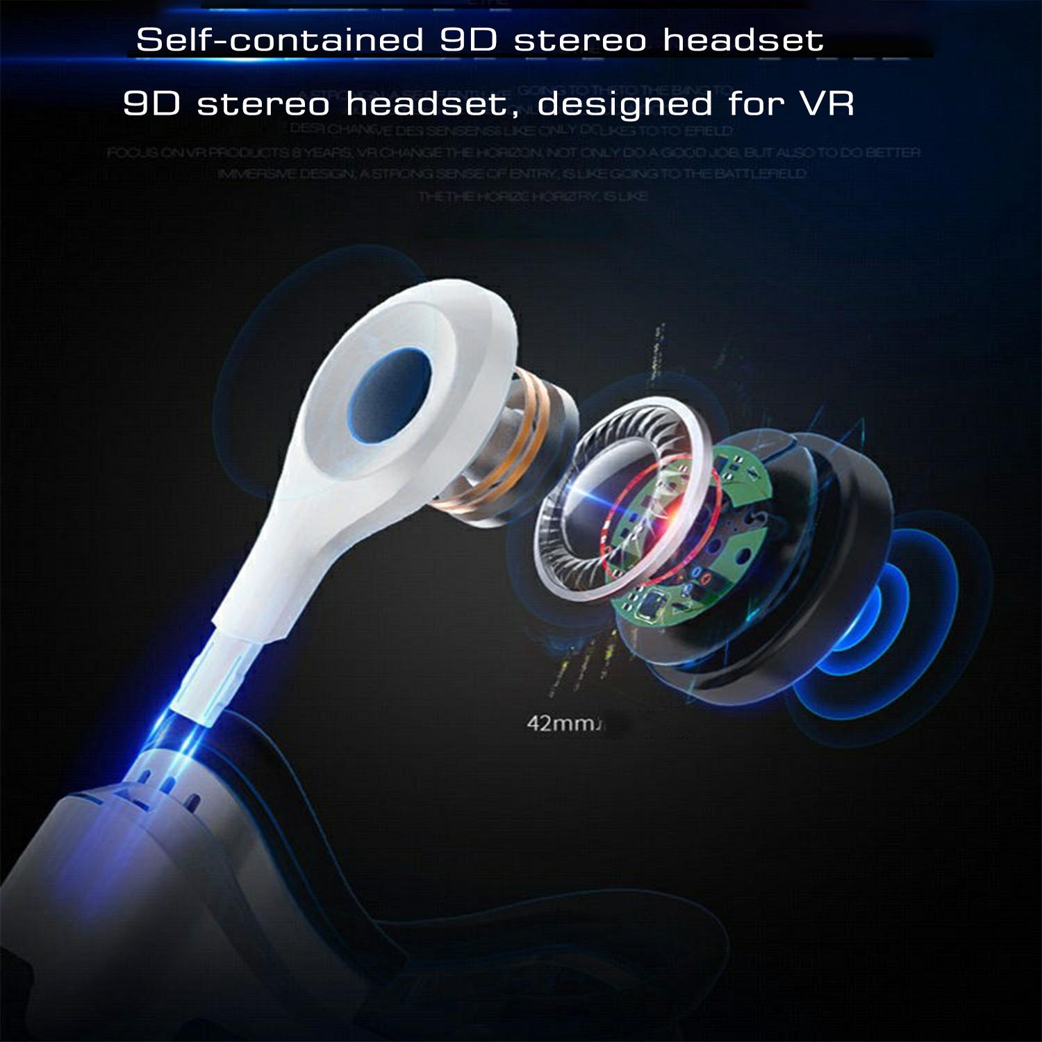 Shinecon Virtual Reality VR Glasses 3D Headset Viar Device Smart Helmet Lenses Goggle For Mobile Phone Cell Smartphone Headphone - Image 5