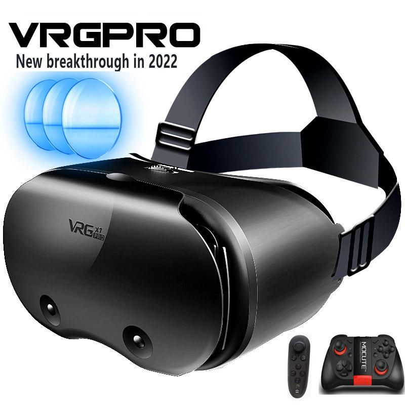 VR Glasses Helmet 3D, VRGPro X7, 3D Glasses, Virtual Reality Glasses, VR Headphones, For Google Cardboard Games, Portable 5-7", Comes with Original Box