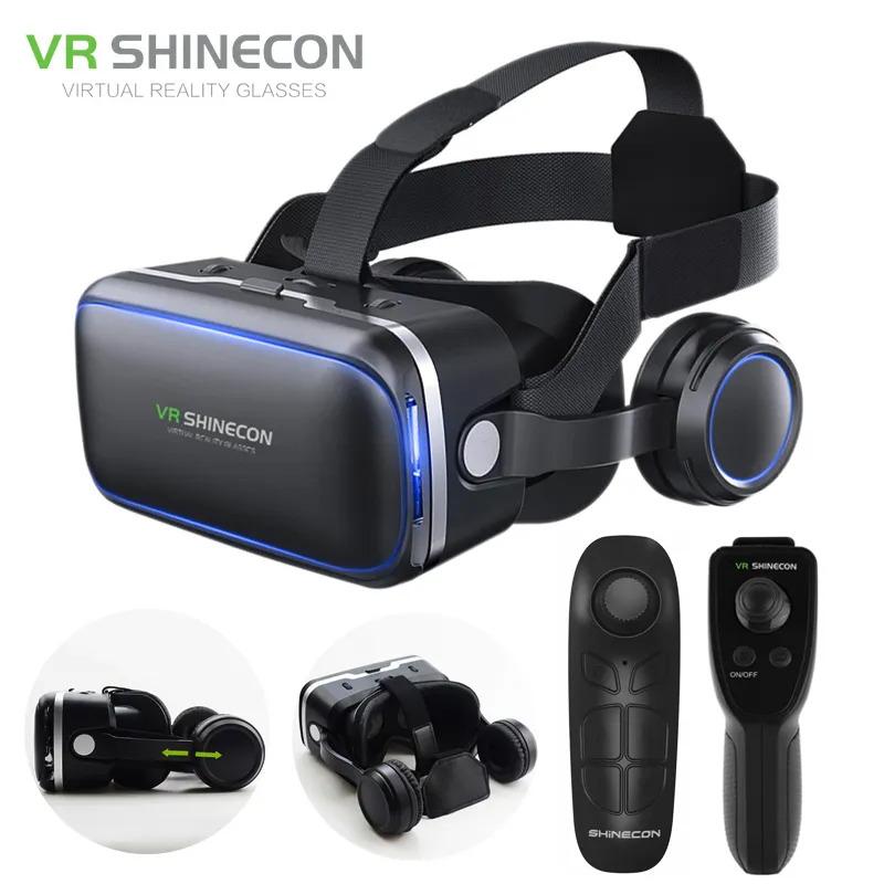 Discover the Revolutionary Features of VR Shinecon 6.0 Headphone Version 3D Virtual Reality Stereo Helmet VR Headset with Remote Control for IOS Android
