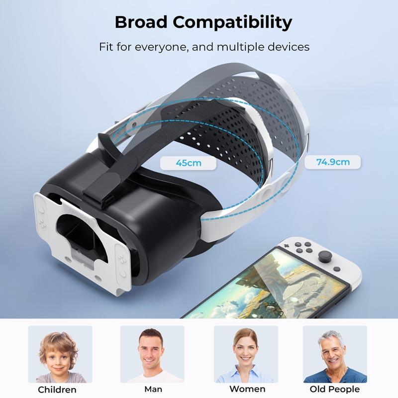 The Future of Technology: Exploring Upgraded VR Headset for Switch OLED/Nintendo Switch Accessories 3D VR Glasses Switch VR Labo Goggles W Adjustable Headset's Innovations