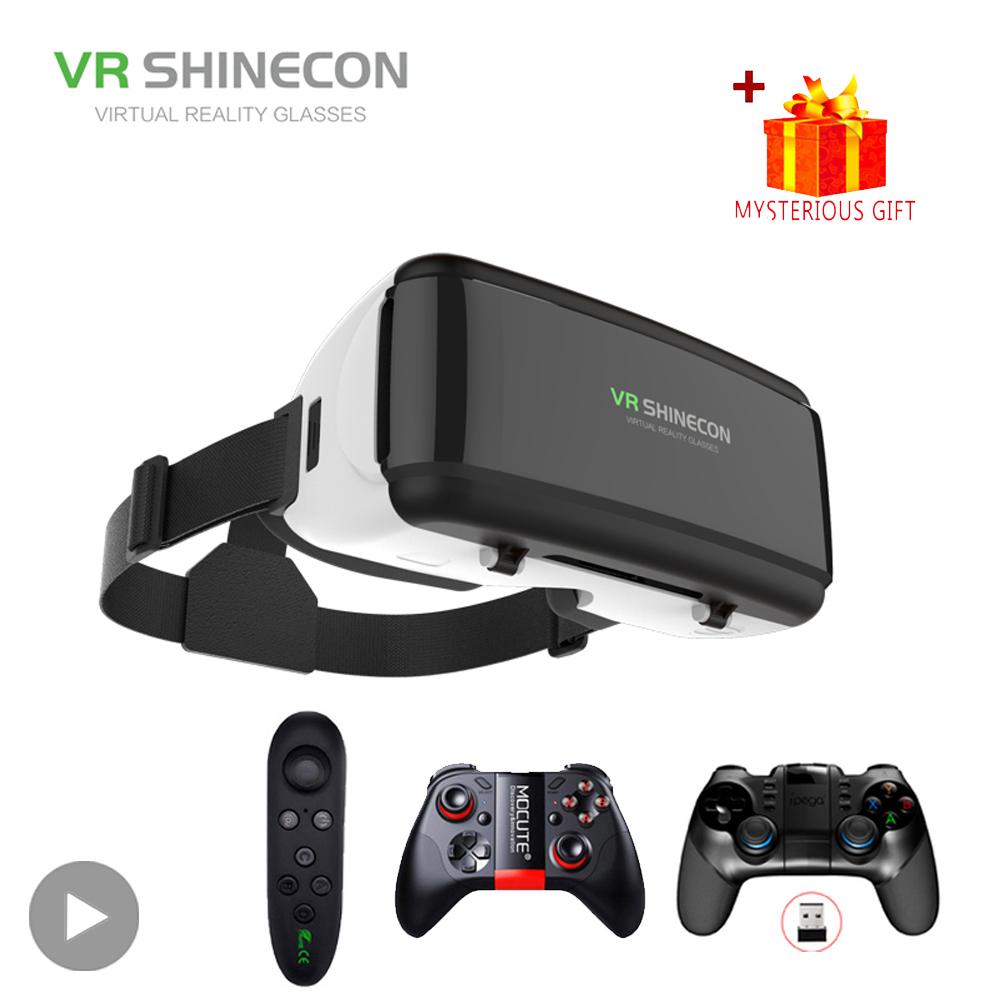 Shinecon Virtual Reality VR 3D Glasses Viar Lenses Headset Goggle Devices Helmet For Smartphone Cell Phone Smart Children Viewer